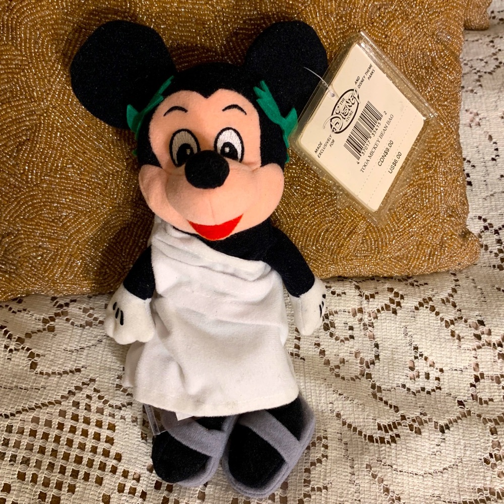 NWT, Toga Mickey , Mini Beanie, 8 inches
